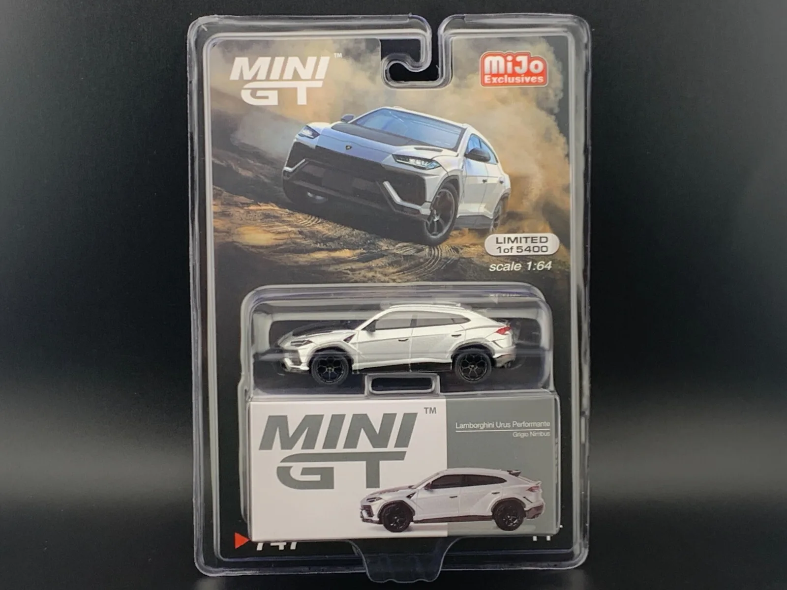 MINI GT - LAMBO URUS PERMORMANTE GRIGIO NIMBUS