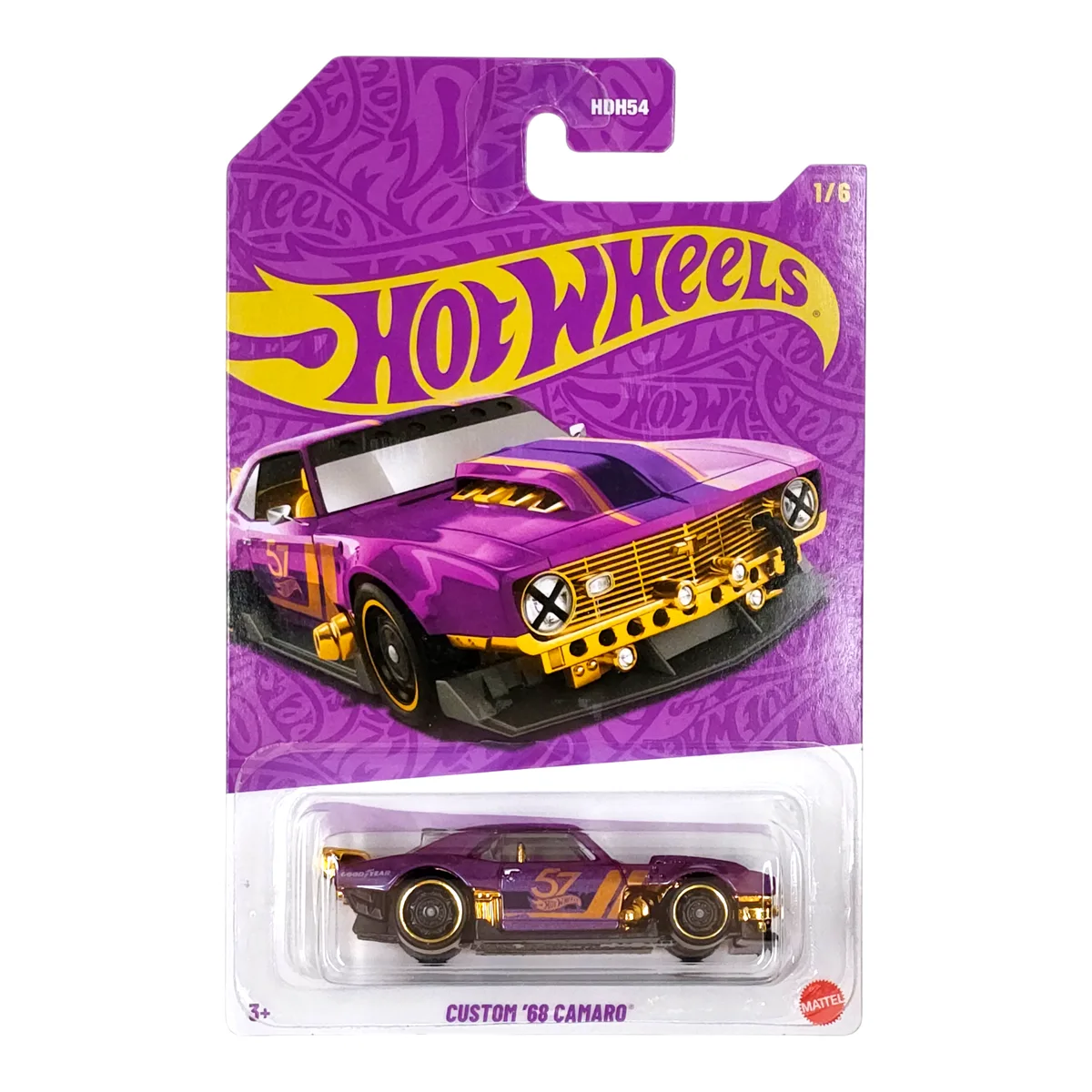 HW HDH54 - CUSTOM/PERSONNALISE '68 CAMARO