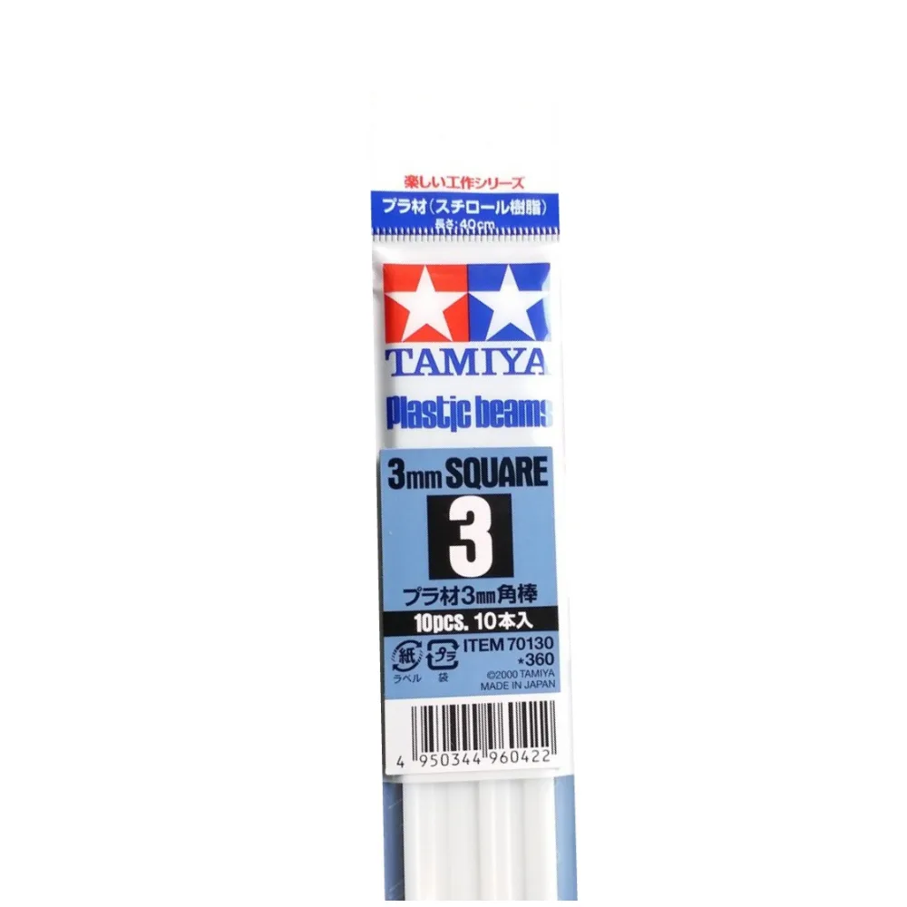 TAMIYA BEAM 3MM SQUARE 10 PCS 70130