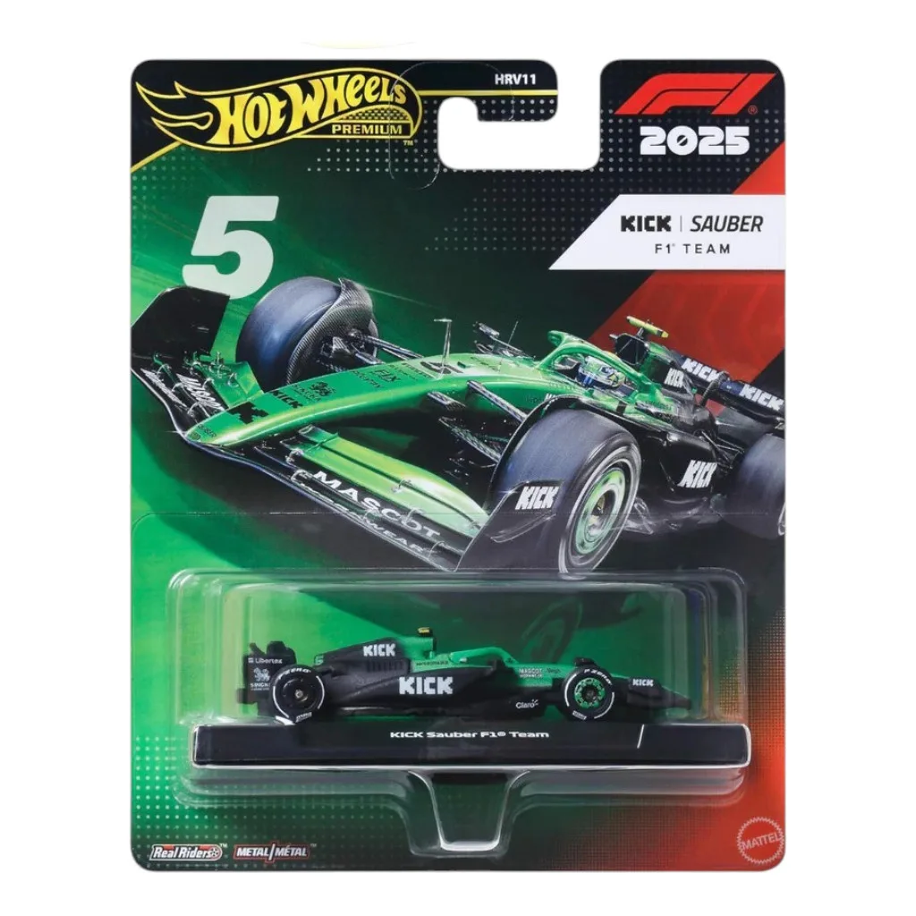 HW PREMIUM F1 2025 - KICK SAUBER F1 TEAM #5 GREEN