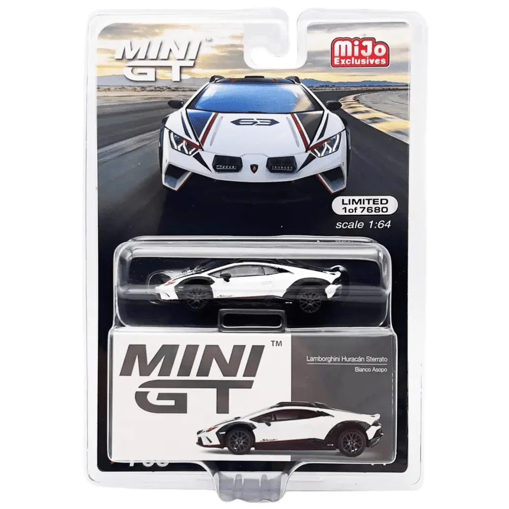 MINI GT - LAMBO HURACAN STERRATO BIANCO ASOPO