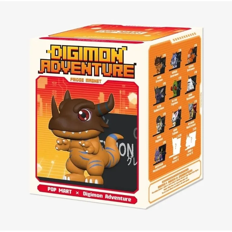 DIGIMON ADVENTURE FRIDGE MAGNET 7CM 10in1