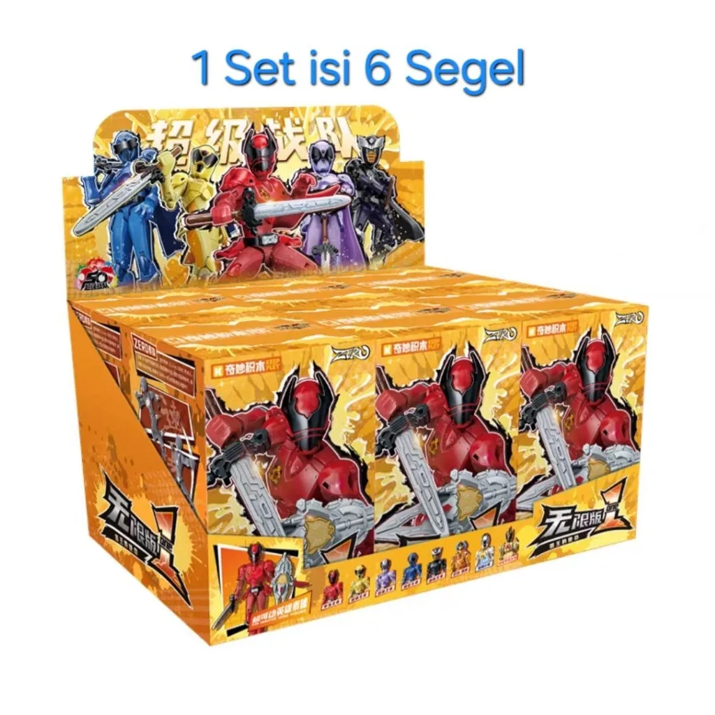 KEEPPLEY INFINITE ZERO SUPER SENTAI VOL 1 6in1