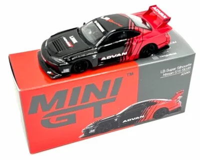 MINI GT BOX - LB SUPER SILHOUETTE NISSAN S15 SILVIA - ADVAN (LOOSE)