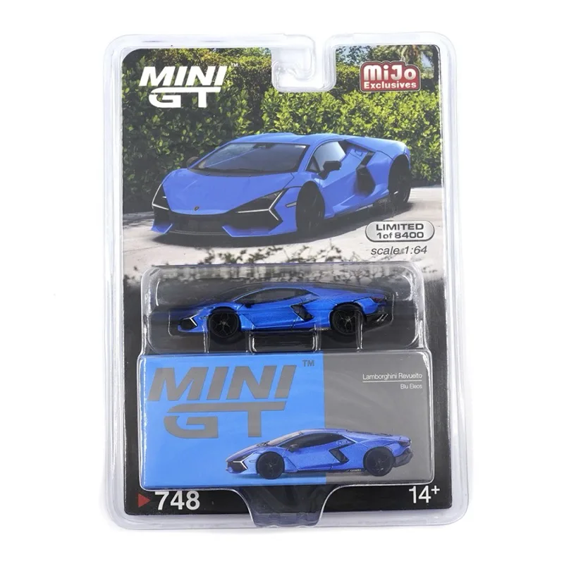 MINI GT - LAMBO REVUELTO BLUE ELEOS