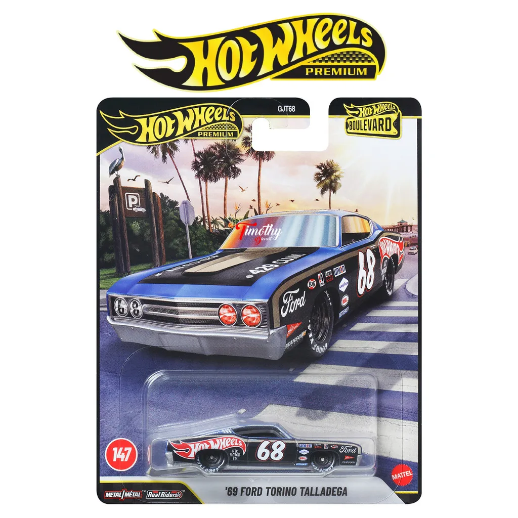 HW PREMIUM BOULEVARD - '69 FORD TORINO TALLADEGA BLACK
