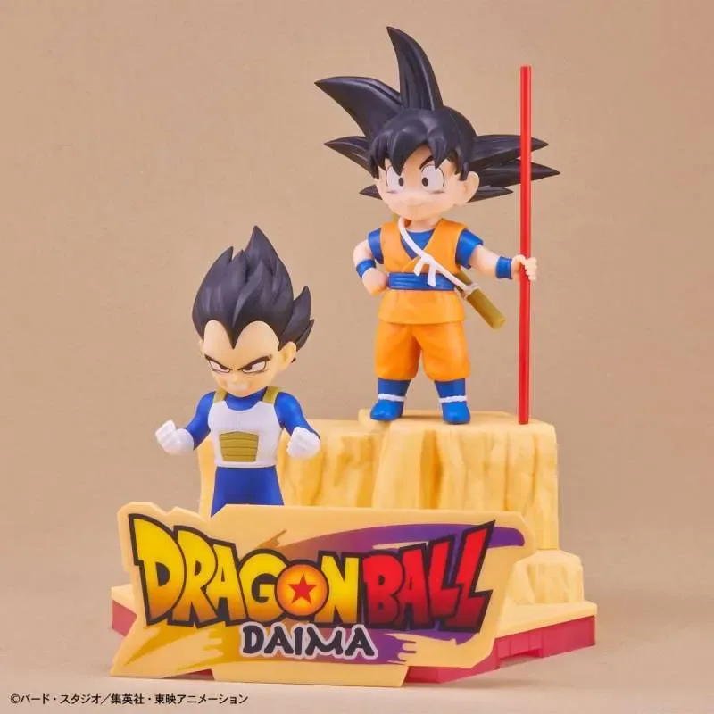 BANDAI DB DAIMA SON GOKU(MINI) & VEGETA(MINI) MOKIT
