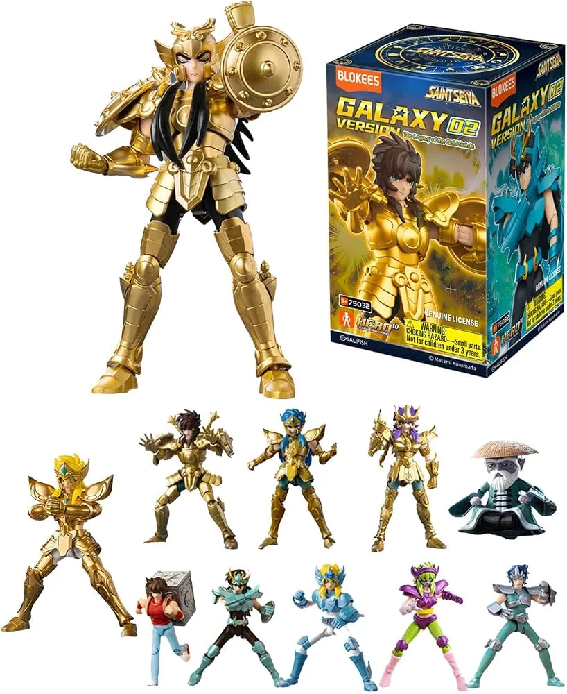BLOKEES SAINT SEIYA GV-02 - THE LEGACY OF GOLDEN SAINTS 9IN1