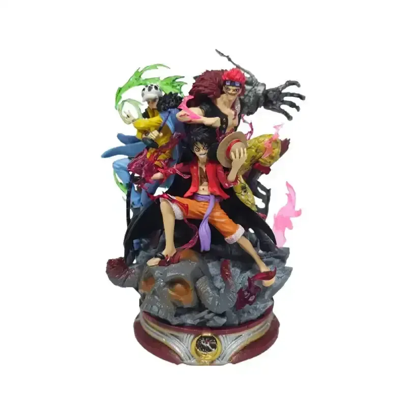STATUE ONE PIECE FIGURE - LUFFY ONIGASHIMA WANO 20CM