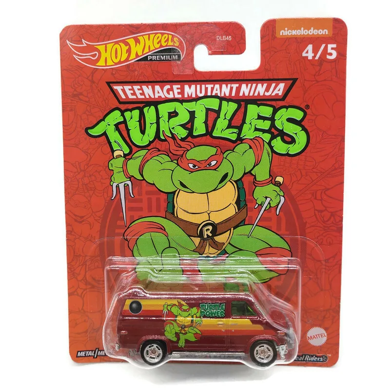 HW PREMIUM TMNT - CUSTOM GMC PANEL VAN RED