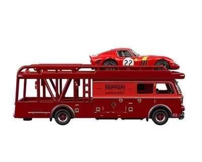 HW PREMIUM CAR CULTURE - FERRARI 250 GTO & FIAT 642 RN2BARTOLETTI TRANSPORTER