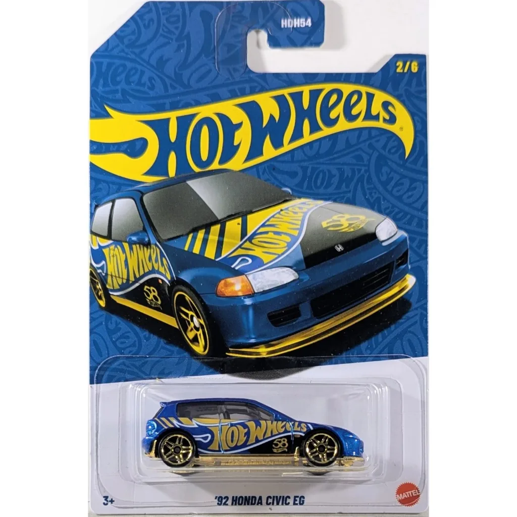 HW HDH54 - 92 HONDA CIVIC EG BLUE