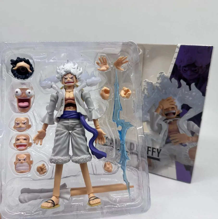 STATUE ONE PIECE FIGURE - LUFFY SUN GOD GEAR 5 NIKA 25CM