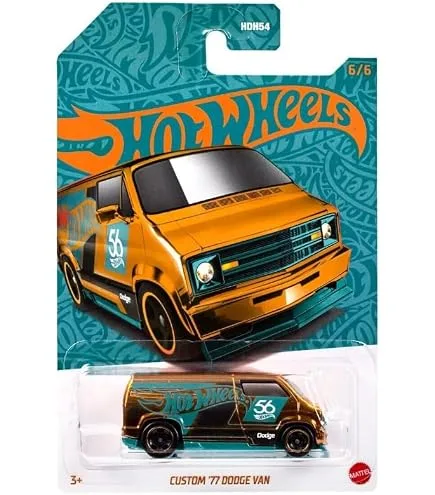 HW 70S 50TH - CUSTOM '77 DODGE VAN