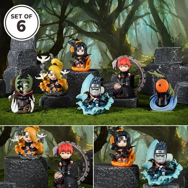 STATUE BLINDBOX NARUTO AKATSUKI BB6IN1