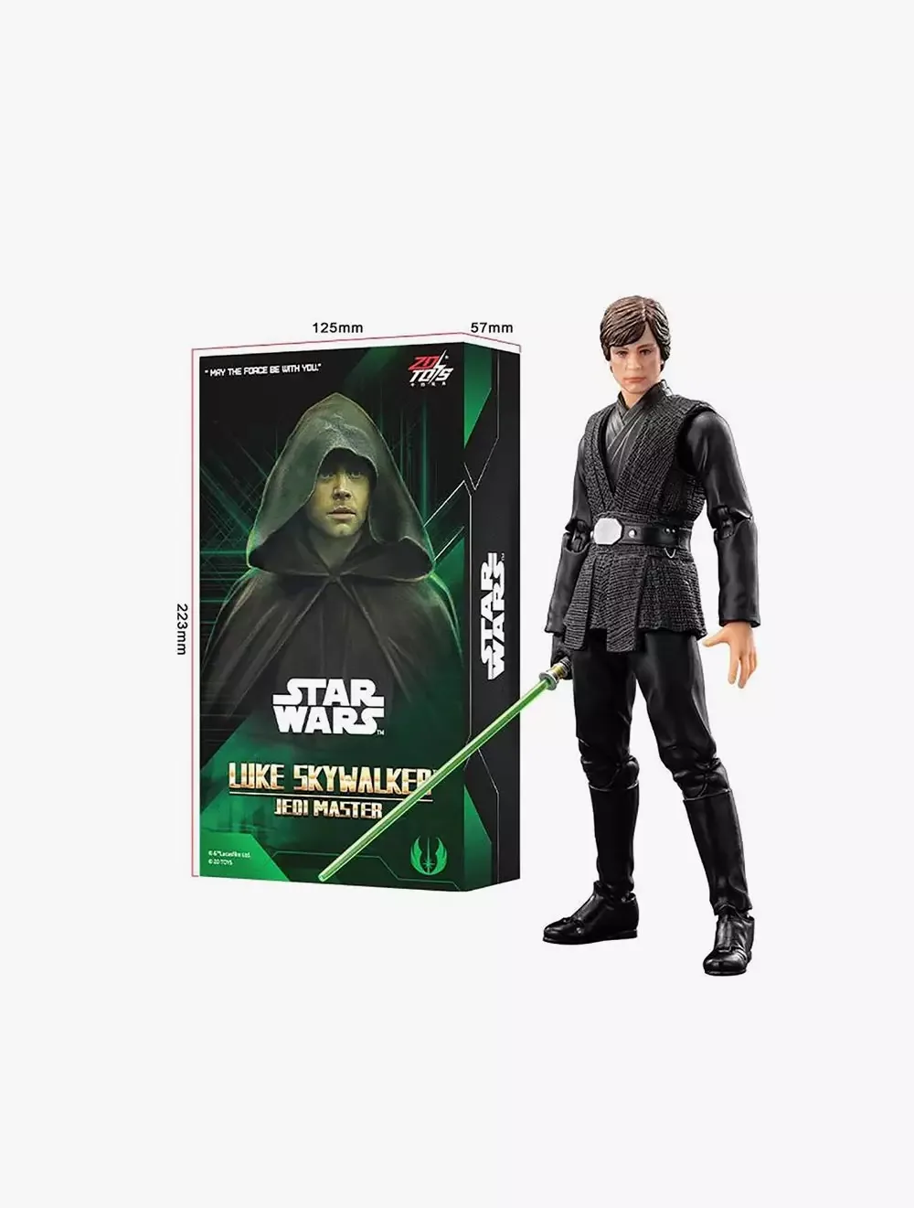 ZD TOYS STAR WARS - LUKE SKYWALKER JEDI MASTER