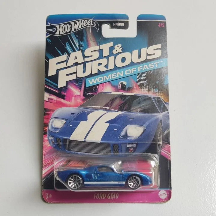HW F&F WOMEN OF FAST - FORD GT40 BLUE