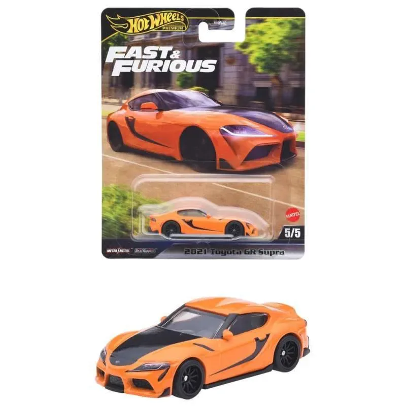 HW PREMIUM F&F 2021 TOYOTA GR SUPRA ORANGE