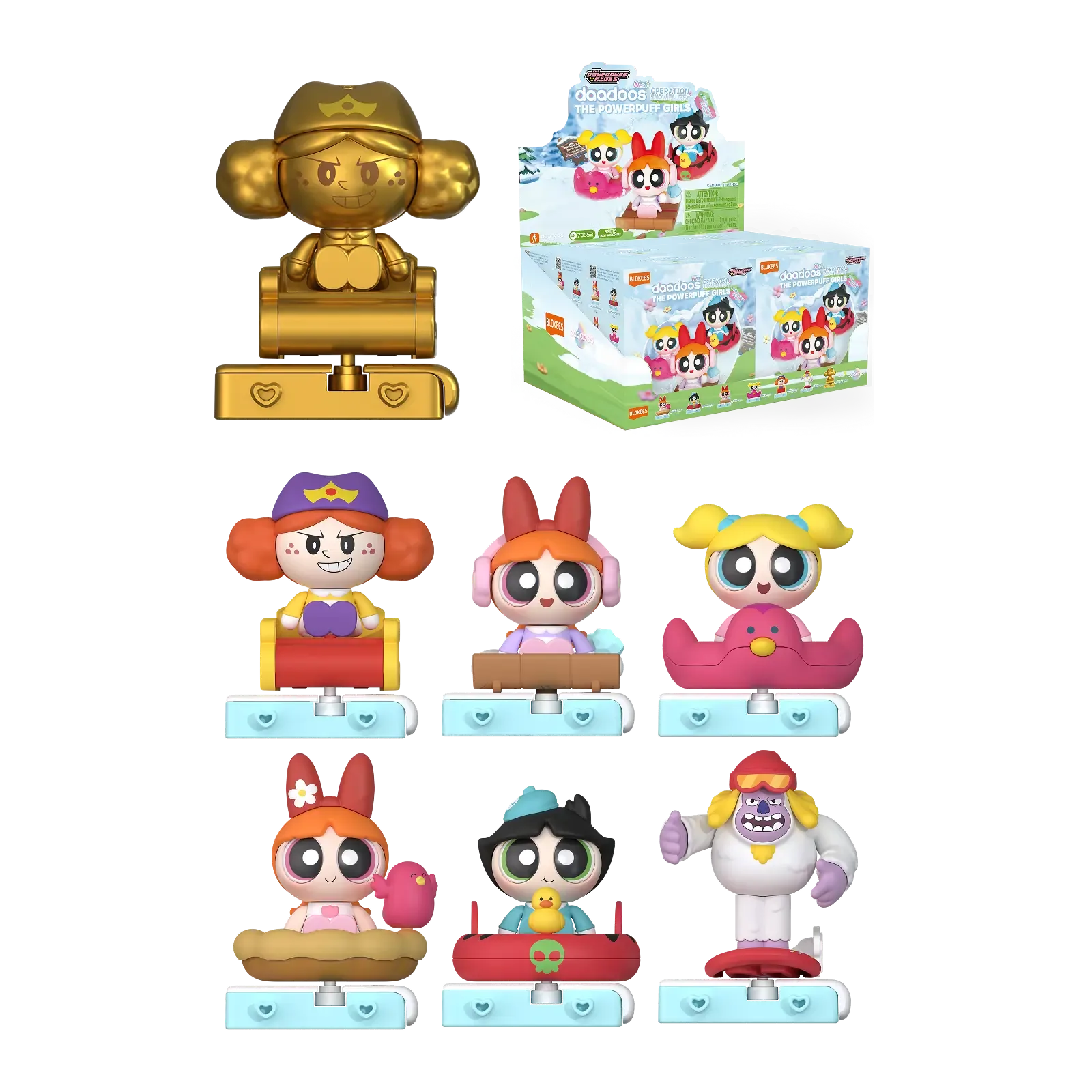 BLOKEES POWERPUFF GIRLS - DAADOOS NEST SERIES 01 OPERATION SNOW FLUFFY BB 6in1