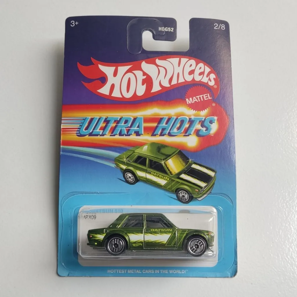 HW ULTRA HOTS - 71 DATSUN 510 GREEN