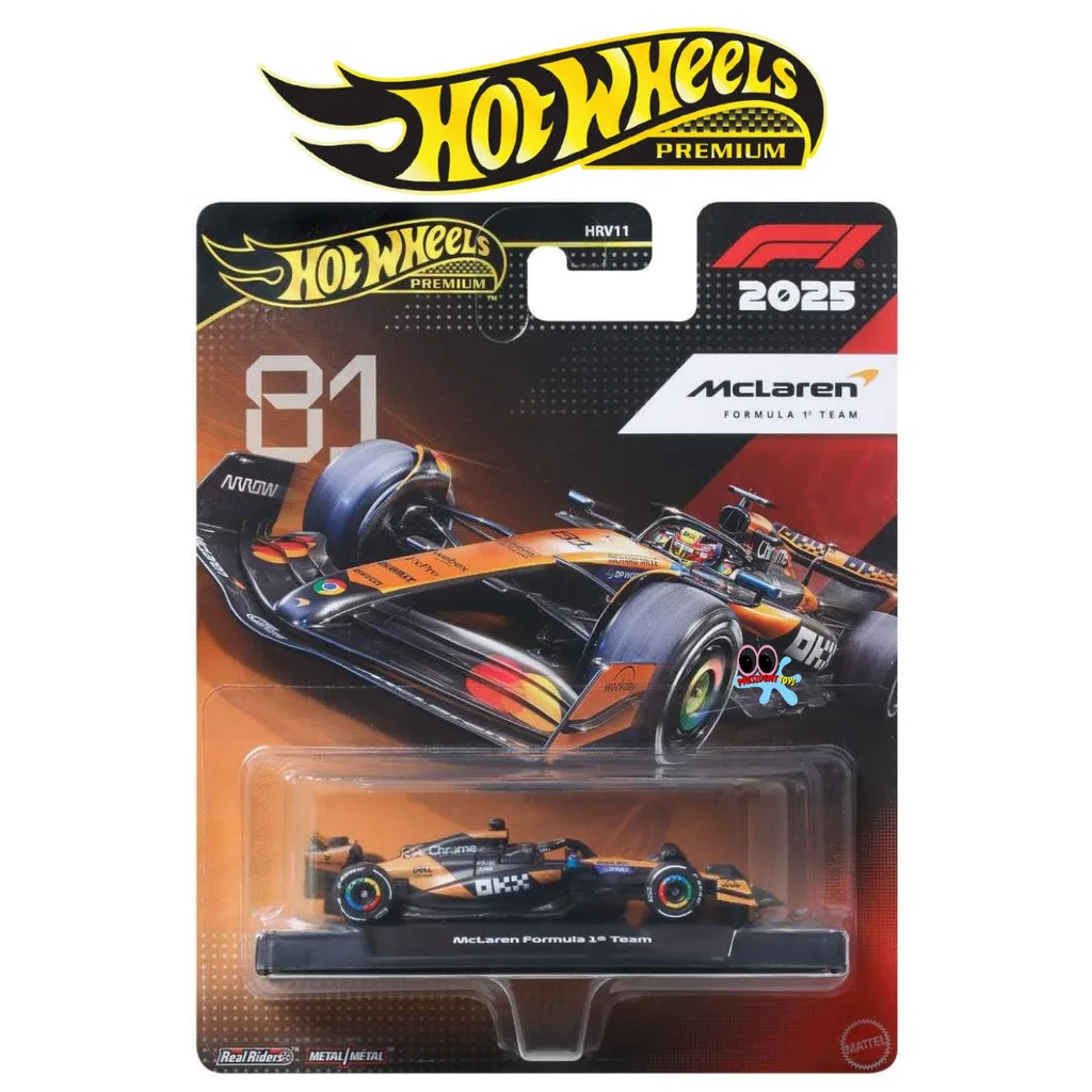 HW PREMIUM F1 2025 - MCLAREN FORMULA 1 TEAM #81 ORANGE