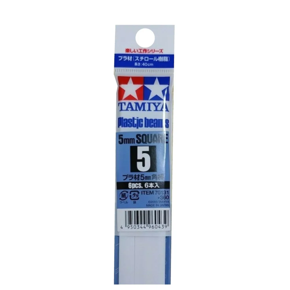 TAMIYA BEAM 5MM SQUARE 6PCS 70131