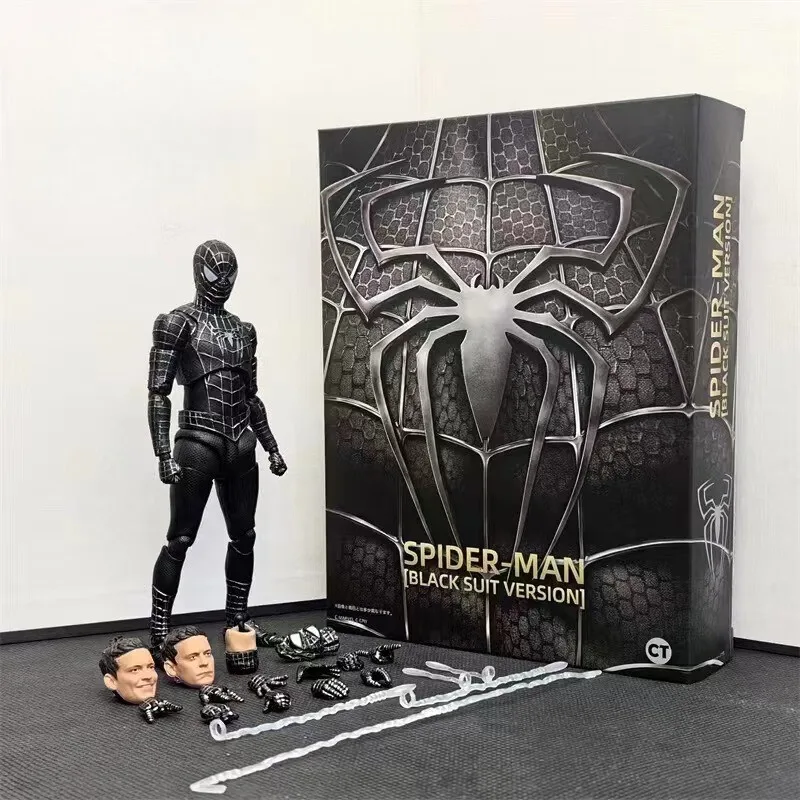 ACTION FIGURE CT SPIDERMAN BLACKSUIT