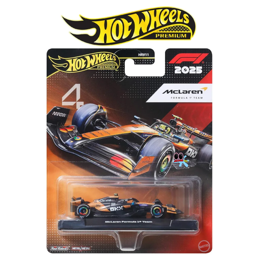 HW PREMIUM F1 2025 - MCLAREN FORMULA 1 TEAM #4 ORANGE