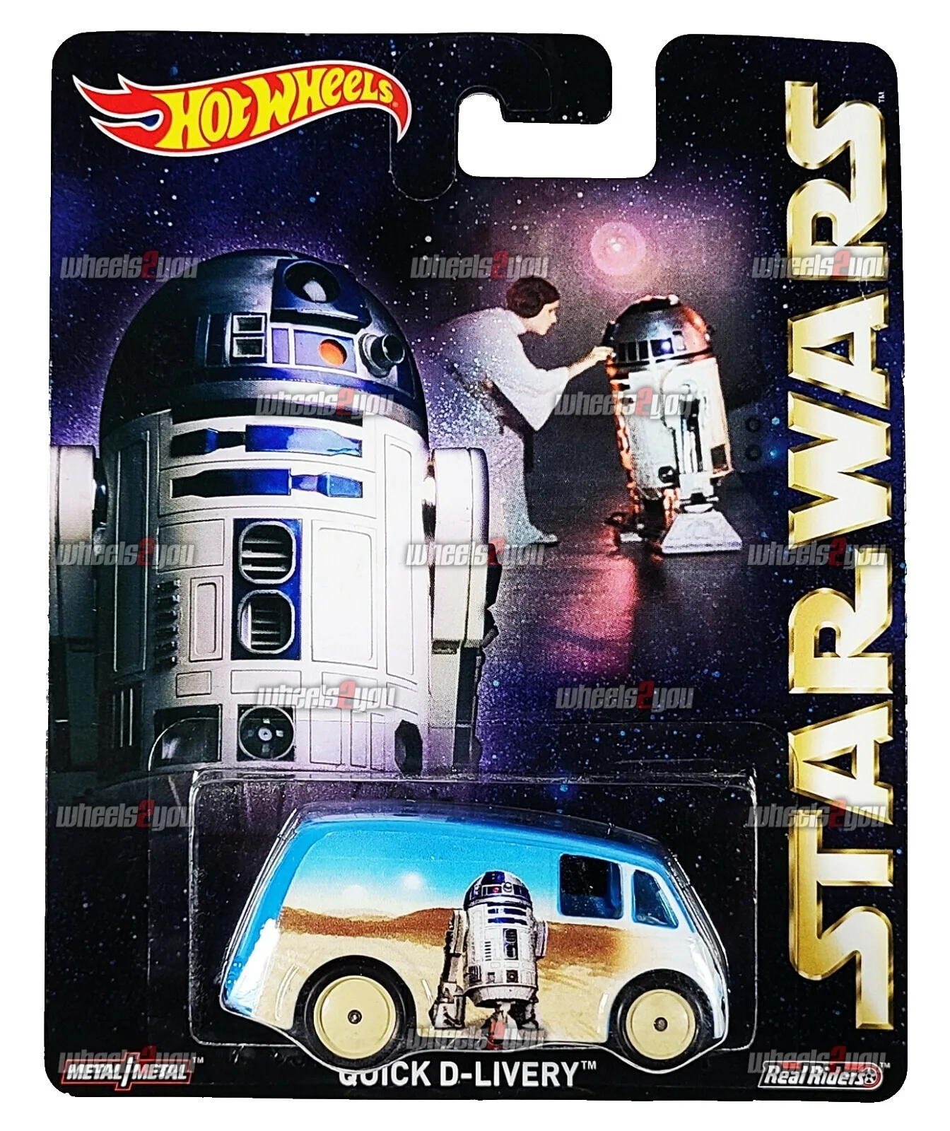 HW STAR WARS QUICK D-LIVERY WHITE-BLUE