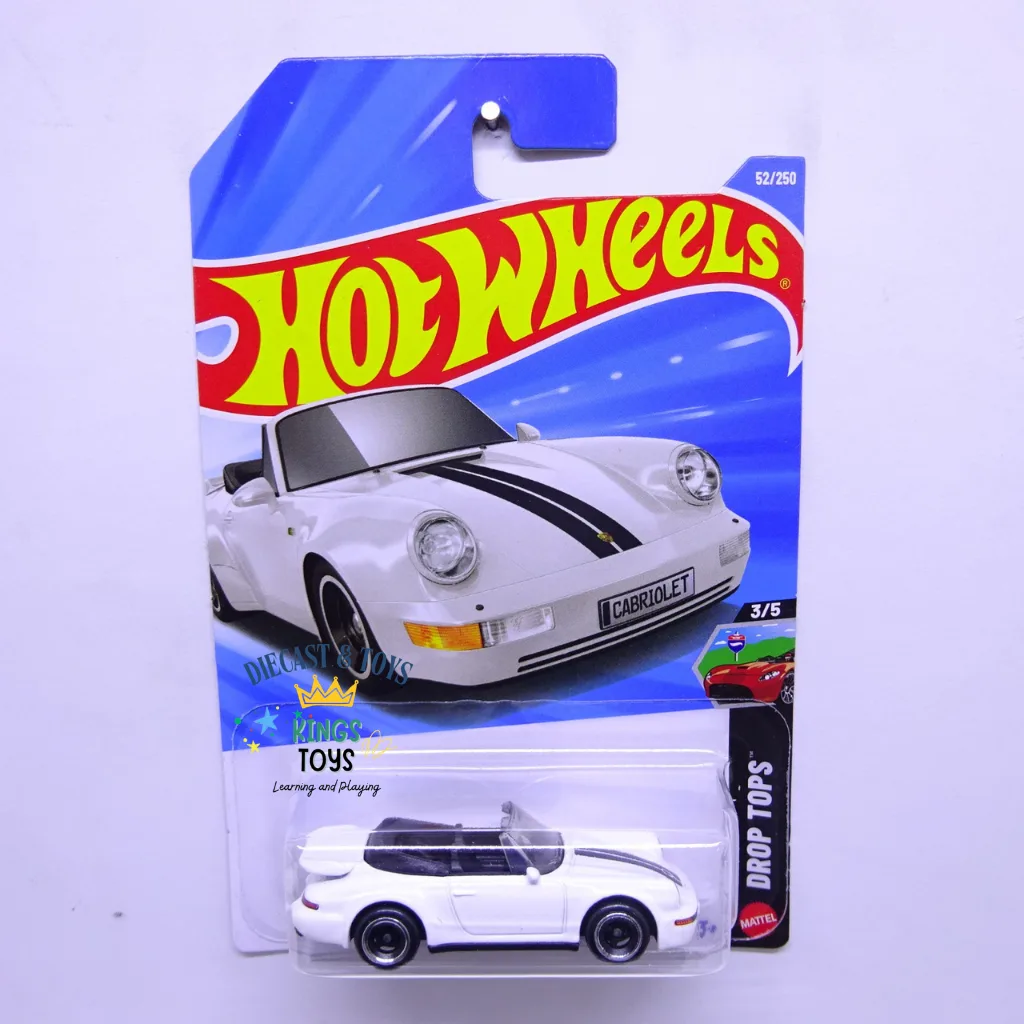 HW PORSCHE 911 TURBO CABRIOLET WHITE