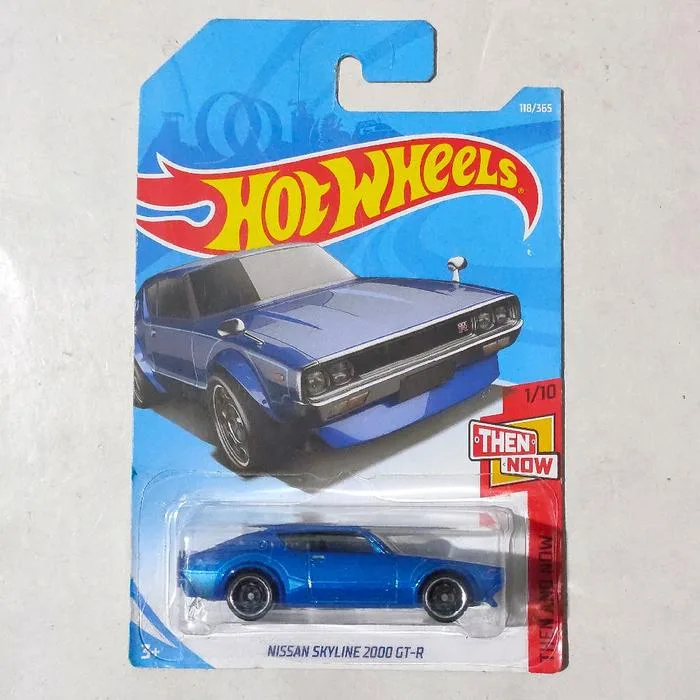 HW THEN & NOW - NISSAN SKYLINE 2000 GT-R BLUE