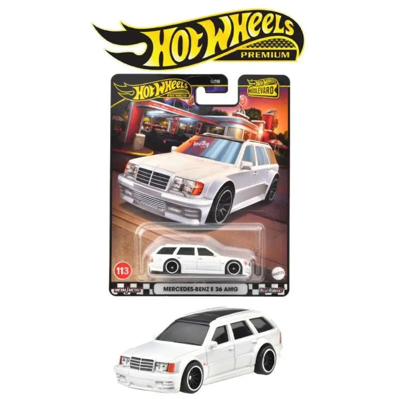 HW PREMIUM MERCEDES-BENZ E 36 AMG WHITE