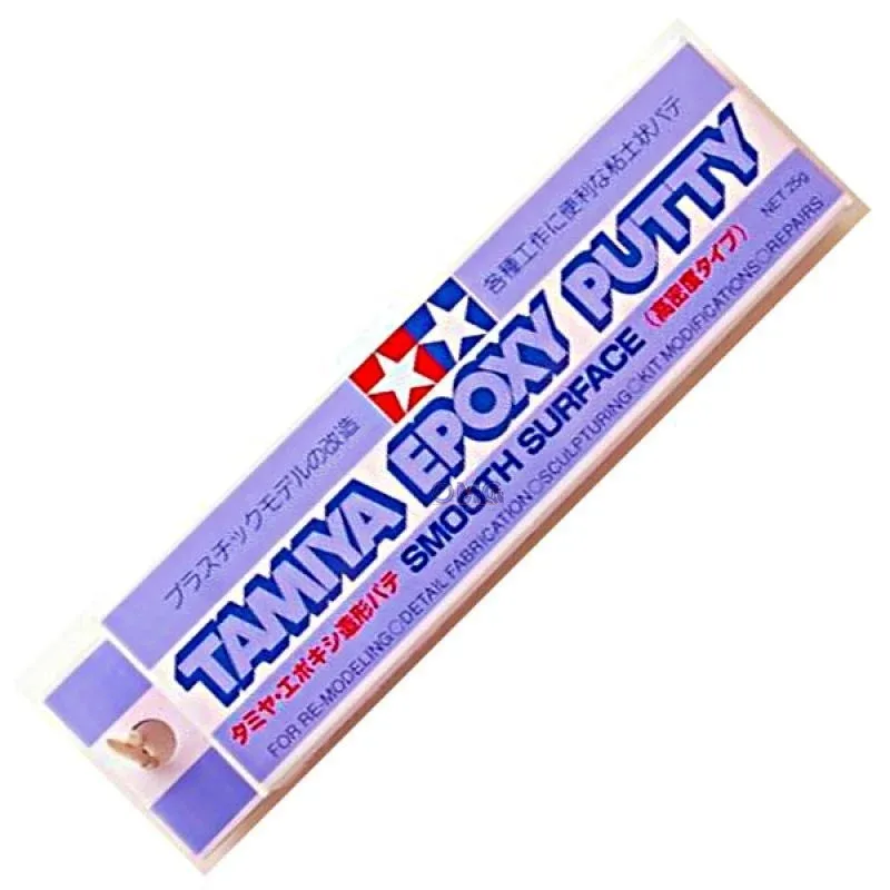 TAMIYA EPOXY PUTTY SMOOTH GLUE - PURPLE